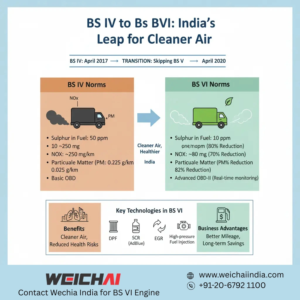 Transition from BS IV to BS VI