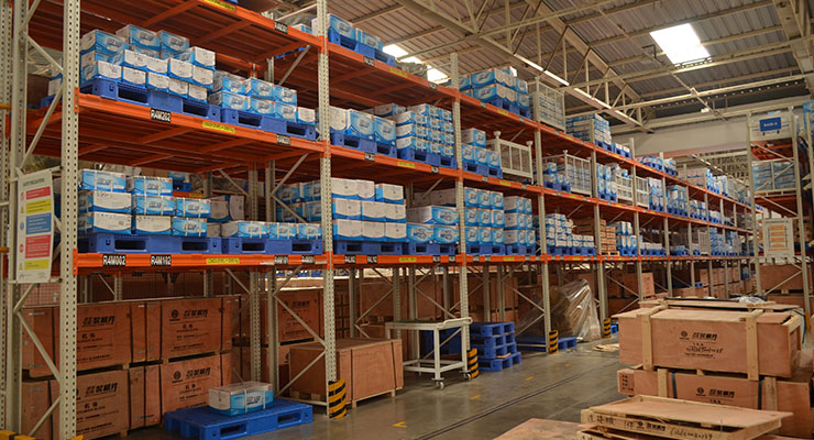 Engine Spare Parts Warehouse