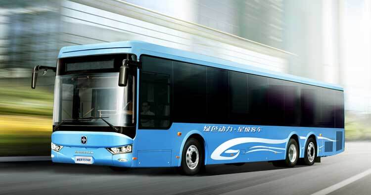High-capacity city electric bus