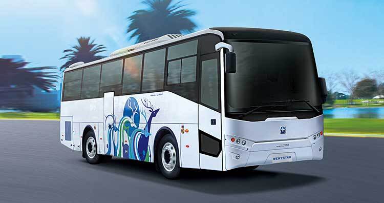 Passenger commuter electric bus
