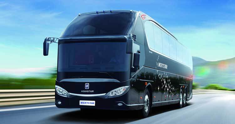 Dual Windshield Luxury Electric Bus